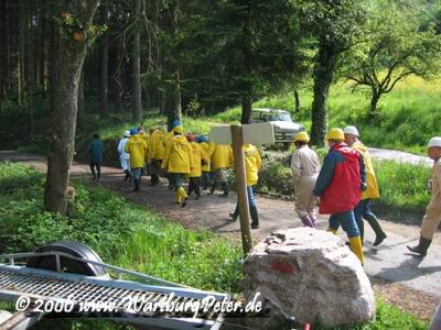 "... Wir sind die sieben Zwerge und ziehen in die Berge ..."